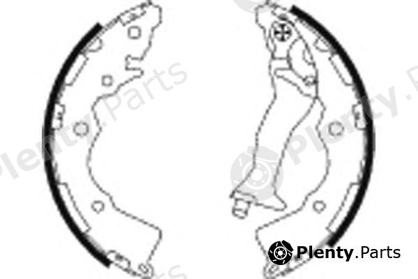  TEXTAR part 91068900 Brake Shoe Set