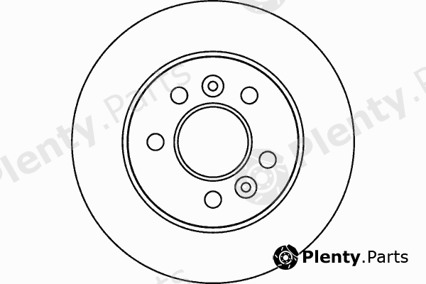  TEXTAR part 92096300 Brake Disc