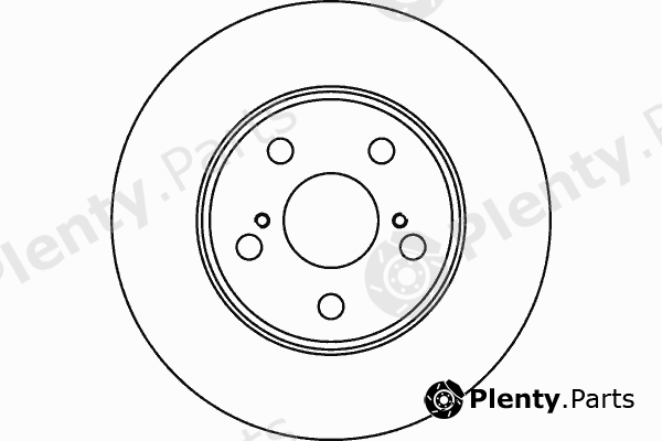  TEXTAR part 92096900 Brake Disc