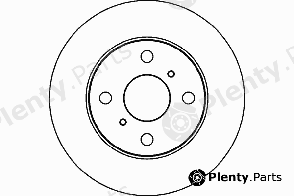  TEXTAR part 92103600 Brake Disc