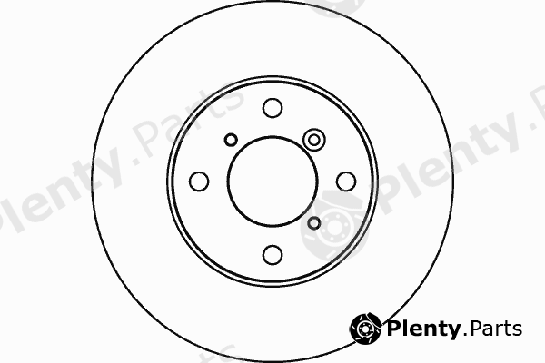  TEXTAR part 92104500 Brake Disc