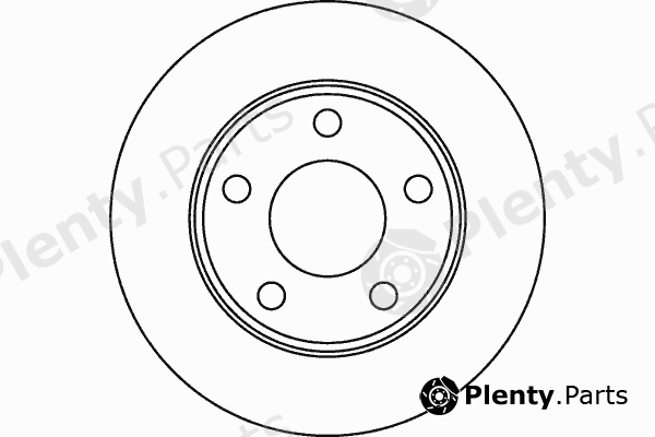  TEXTAR part 92117303 Brake Disc