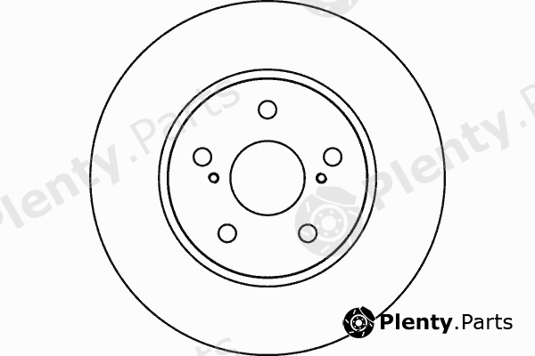  TEXTAR part 92135800 Brake Disc