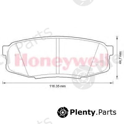  JURID part 572597J Brake Pad Set, disc brake