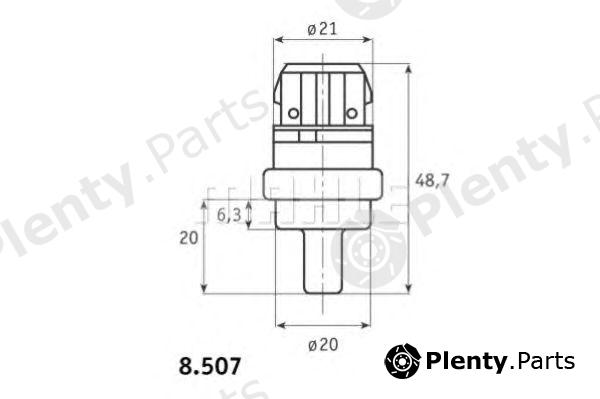  BEHR THERMOT-TRONIK part TSE1D Sensor, coolant temperature