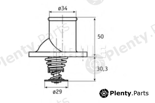  BEHR THERMOT-TRONIK part TI192 Thermostat, coolant