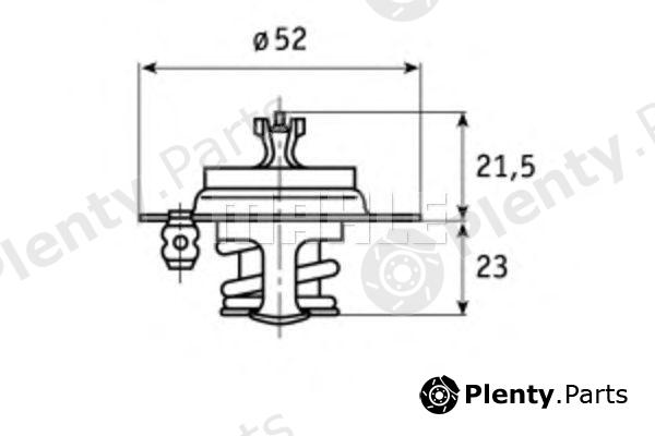  BEHR THERMOT-TRONIK part TX788D Thermostat, coolant