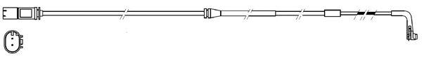  FERODO part FWI312 Warning Contact, brake pad wear