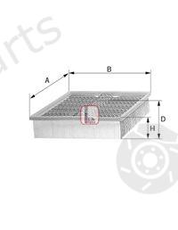  SOFIMA part S0520A Air Filter