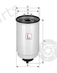  SOFIMA part S9960NC Fuel filter
