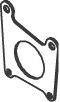  DINEX part 56810 Gasket, exhaust pipe