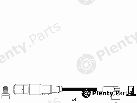  NGK part 7302 Ignition Cable Kit