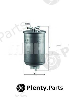  MAHLE ORIGINAL part KL41 Fuel filter
