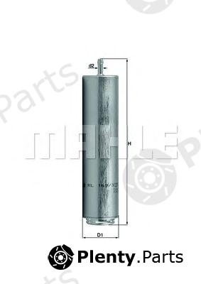  MAHLE ORIGINAL part KL169/3D (KL1693D) Fuel filter