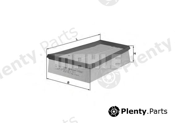  MAHLE ORIGINAL part LX957/3 (LX9573) Air Filter