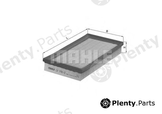  MAHLE ORIGINAL part LX17812 Air Filter