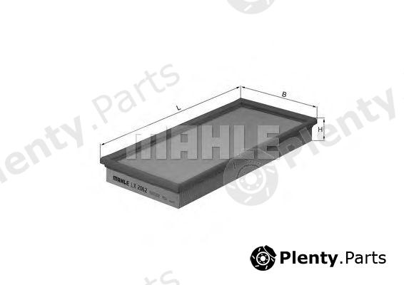  MAHLE ORIGINAL part LX2062 Air Filter