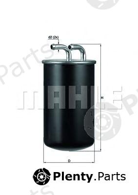  MAHLE ORIGINAL part KL737 Fuel filter
