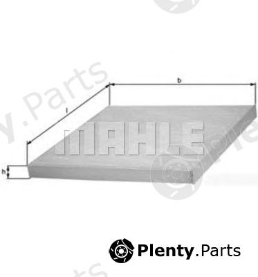  MAHLE ORIGINAL part LA411 Filter, interior air