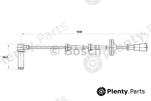  BOSCH part 0265004012 Sensor, wheel speed