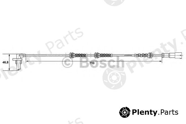  BOSCH part 0265007529 Sensor, wheel speed