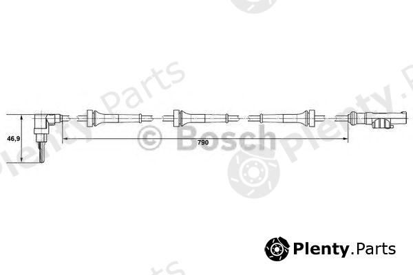  BOSCH part 0265007636 Sensor, wheel speed