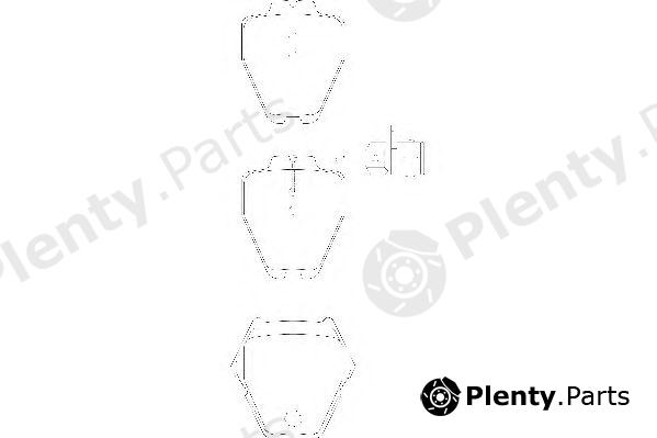  WAGNER part WBP23119A Brake Pad Set, disc brake