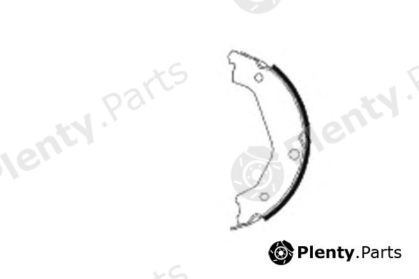  TEXTAR part 91065700 Brake Shoe Set, parking brake