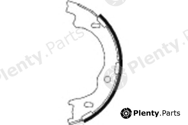  TEXTAR part 91068100 Brake Shoe Set, parking brake
