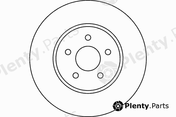  TEXTAR part 92109600 Brake Disc