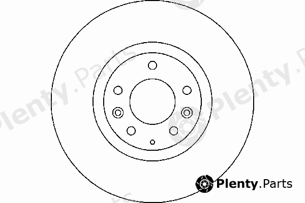  TEXTAR part 92166300 Brake Disc