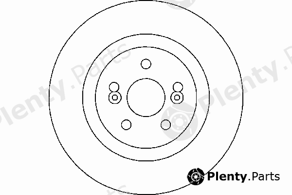  TEXTAR part 92167700 Brake Disc