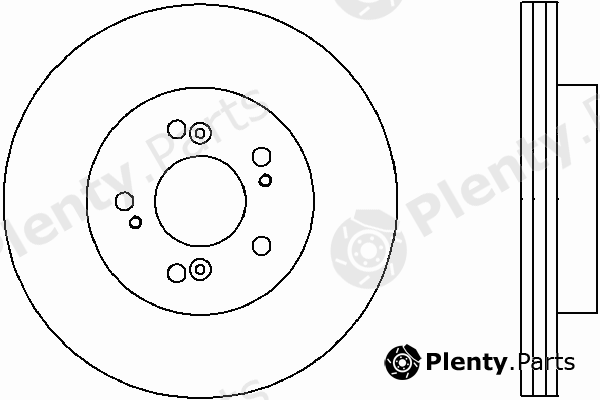  TEXTAR part 92175803 Brake Disc