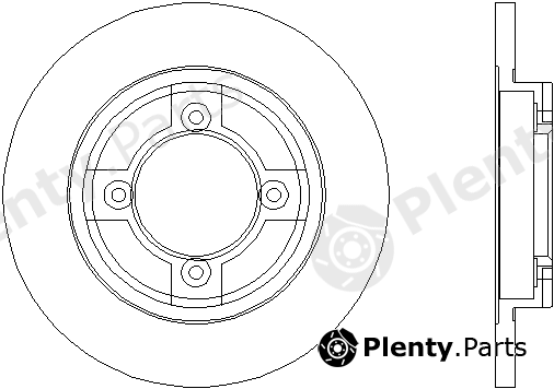  TEXTAR part 92029300 Brake Disc