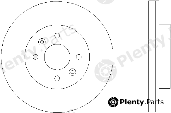  TEXTAR part 92100900 Brake Disc