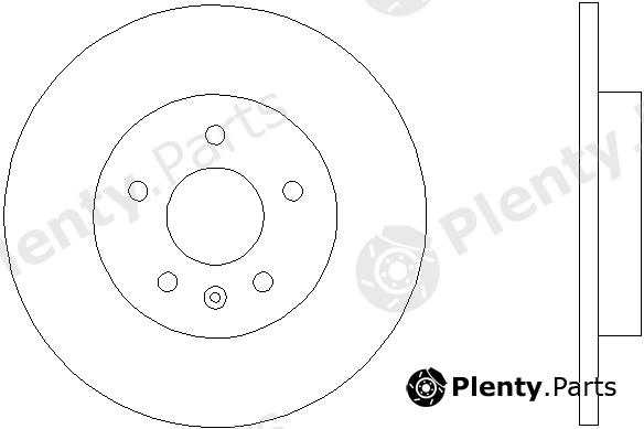  TEXTAR part 92137003 Brake Disc