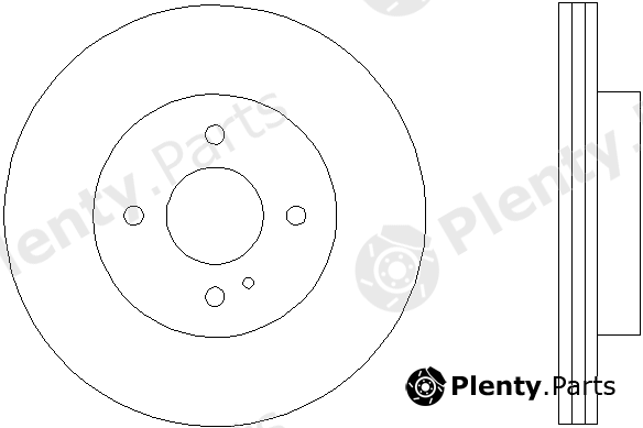  TEXTAR part 92176003 Brake Disc