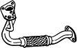  BOSAL part 823-901 (823901) Exhaust Pipe