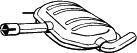 BOSAL part 233-515 (233515) Middle Silencer