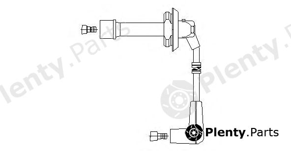  BREMI part 3A44E43 Ignition Cable