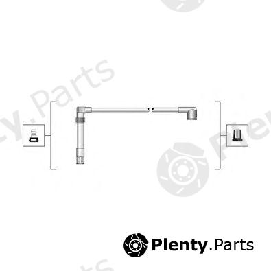  MAGNETI MARELLI part 941319170082 Ignition Cable Kit