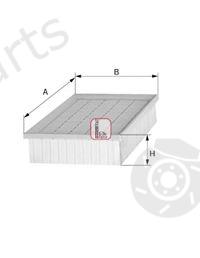  SOFIMA part S3089C Filter, interior air