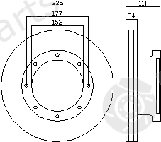  TEXTAR part 93102400 Brake Disc