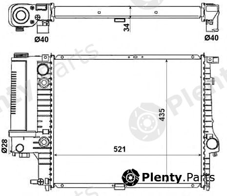  NRF part 53869 Radiator, engine cooling