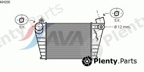  AVA QUALITY COOLING part AI4200 Intercooler, charger