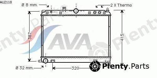  AVA QUALITY COOLING part AU2118 Radiator, engine cooling