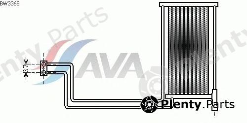  AVA QUALITY COOLING part BW3368 Oil Cooler, automatic transmission