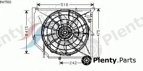  AVA QUALITY COOLING part BW7502 Fan, radiator