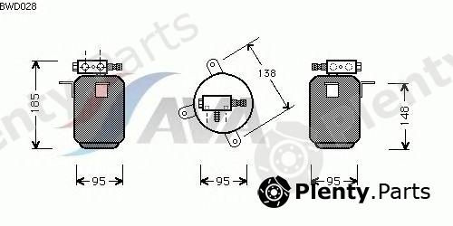  AVA QUALITY COOLING part BWD028 Dryer, air conditioning