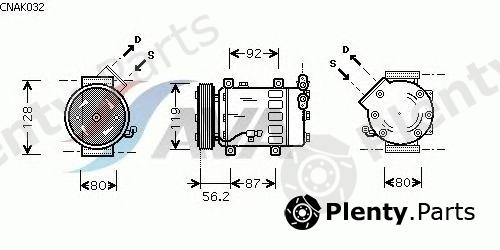  AVA QUALITY COOLING part CNAK032 Compressor, air conditioning
